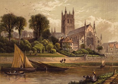 Worcester Cathedral by English School